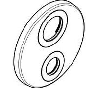 hansgrohe rosette d: 150 mm Ecostat s 1 92389000 consommateur chromé