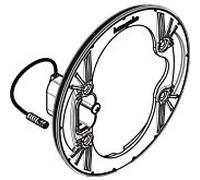 hansgrohe rosette porteuse complète iBox E 96538000