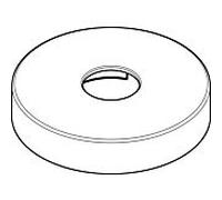 hansgrohe rosette PuraVida chromé tête match2 95745000