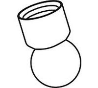 hansgrohe balle commune 25 x 42,7 mm 97552000