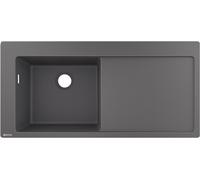 Hansgrohe S 51 évier en granit 105x41.5 cm gris/graphite/onyx 43330290