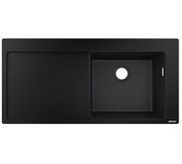 Hansgrohe S 51 évier en granit 105x51 cm noir 43314170