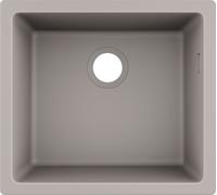 Hansgrohe S 51 évier en granit 50x46 cm gris/graphite/onyx 43431380