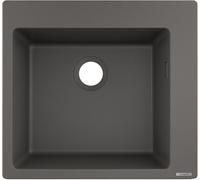 Hansgrohe S 51 évier en granit 56x54 cm gris/graphite/onyx 43312290
