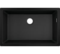 Hansgrohe S 51 évier en granit 66x40 cm noir 43432170