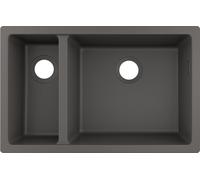 Hansgrohe S 51 évier en granit 71x45 cm gris/graphite/onyx 43433290