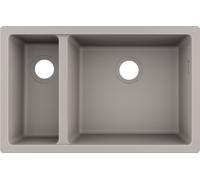 Hansgrohe S 51 évier en granit 71x45 cm gris/graphite/onyx 43433380