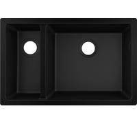 Hansgrohe S 51 évier en granit 71x45 cm noir 43433170