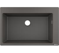 Hansgrohe S 51 évier en granit 77x51 cm gris/graphite/onyx 43313290
