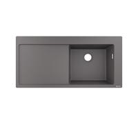 hansgrohe encastrer match0 43314290 1050 x 510 mm, 2000 principal 2000 droite, égouttoir, gris pierre