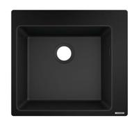 hansgrohe S51 S510-F450 Evier encastré 450, noir graphite, 43312170