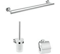 Hansgrohe Salle de bains set d'accessoires Logis Universal 41727000, 3 Logis Universal chrome