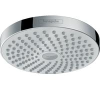 Hansgrohe Select douche à effet de pluie 18x18 cm ronde chrome-blanc 26522400