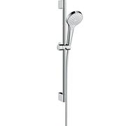 hansgrohe Croma Select S set de douche Vario 26563400 EcoSmart, blanc - barre de douche chromé , 90 cm