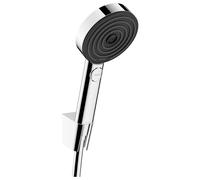 HANSGROHE Set de douche 105 3 jets Porter Pulsify Select S avec flexible et support mural - Chrome