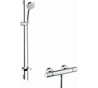 hansgrohe set de douche Croma 100 Vario 27035000 chromé , DN 15, tringle 1930 , 90 m