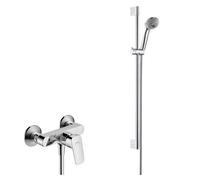Hansgrohe - Set de Douche Crometta 85 Multi / Unica' Crometta 0,65 m + Mitigeur Monocommande de Douche(71600000-Crometta4)