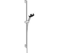 hansgrohe Set de douche économie d'eau Pulsify Select S, ensemble de douche, pommeau de douche (EcoSmart) avec 3 jets (Relaxation), barre de douche 90 cm, flexible de douche 1,60 m, chromé, 24171000