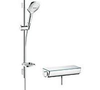 hansgrohe Ecostat Select 27038400 E 120 Combi. blanc / chromé , DN 15, 65cm, thermostat