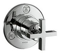 Hansgrohe Axor Citterio Kit 39925000 – vanne & inverseur à encastrer, poignée en croix, chromé