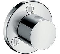 Hansgrohe Robinet d'arrÃªt et de commutation pour douche S Trio/Quattro, encastrÃ©, chromÃ© - 15932000