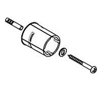 hansgrohe set de fixation Unica Lift 95162000 barre de douche