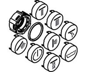 hansgrohe set d'icônes 92218000 Thermostat ShowerSelect