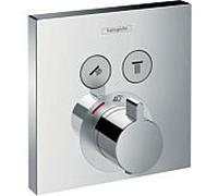 hansgrohe ShowerSelect 15763000 Set de finition pour mitigeur thermostatique, 2 sorties