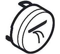 hansgrohe ShowerSelect bouton-poussoir 92574450 pour thermostat encastré, bouton-poussoir, blanc