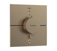 Hansgrohe Thermostat encastré ShowerSelect Comfort E 15578140 2 sorties EN 1717 bronze brossé