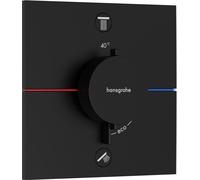 Hansgrohe ShowerSelect Comfort E mitigeur bain-douche encastrée avec thermostat noir 15572670
