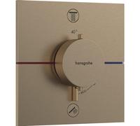hansgrohe ShowerSelect thermostat Comfort E 15572140 UP, pour 2 Verbraucher , sans combinaison de sécurité EN 1717, bronze brossé