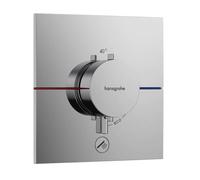 hansgrohe ShowerSelect Comfort E thermostat 15575000 encastré, pour 1 Verbraucher et une sortie supplémentaire, chromé