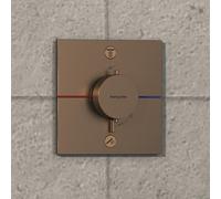hansgrohe ShowerSelect thermostat Comfort E 15572140 UP, pour 2 Verbraucher , sans combinaison de sécurité EN 1717, bronze brossé