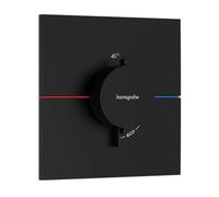 hansgrohe ShowerSelect thermostat Comfort E 15574670 UP, pour 1 Verbraucher , noir mat