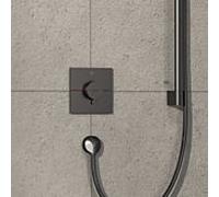 hansgrohe ShowerSelect Comfort E thermostat 15571340 UP, pour 1 consommateur, chrome noir brossé