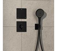 Hansgrohe Thermostat ShowerSelect Comfort E 15574670 UP pour 1 utilisateur Noir mat