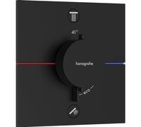 HansGrohe ShowerSelect Comfort E Thermostat à encastrer pour 2 systèmes 15572670