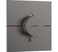 Hansgrohe Thermostat ShowerSelect Comfort E 15574340 UP pour 1 Verbraucher chrome noir brossé