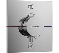 Hansgrohe Showerselect Comfort E Thermostat encastré pour 2 fonctions chrome 15578000