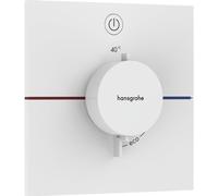 Hansgrohe Showerselect Comfort E thermostatique encastrable pour 1 fonction mat blanc 15571700