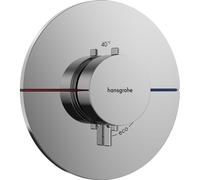 hansgrohe ShowerSelect Comfort S thermostat, encastrÃ©, 1 consommateur, rosace ronde, 15559, Coloris: chrome - 15559000