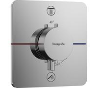 Hansgrohe ShowerSelect Comfort Q Mitigeur thermostatique encastré - 2 fonctions - avec corps d’encastrement - chrome SW918088/SW918119