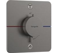 hansgrohe ShowerSelect thermostat Comfort Q 15586340 UP, pour 2 Verbraucher , avec combinaison de sécurité EN 1717, chrome noir brossé