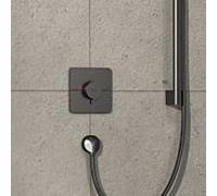 hansgrohe ShowerSelect Comfort Q thermostat 15581340 UP, pour 1 consommateur, chrome noir brossé