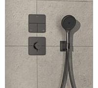 hansgrohe ShowerSelect Comfort Q thermostat 15588340 UP, pour 1 consommateur, chrome noir brossé