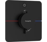 Hansgrohe Showerselect Comfort Q Thermostat encastré pour 1 fonction mat noir 15581670