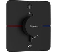 hansgrohe ShowerSelect thermostat Comfort Q 15583670 UP, pour 2 Verbraucher , sans combinaison de sécurité EN 1717, noir mat