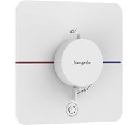 Hansgrohe Showerselect Comfort Q thermostatique encastrable 1 fonction highflow mat blanc 15589700
