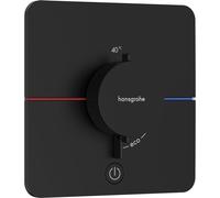 Hansgrohe Showerselect Comfort Q thermostatique encastrable 1 fonction highflow mat noir mat 15589670